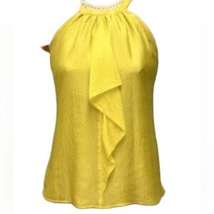 Ann Taylor Drape Ruffle Blouse